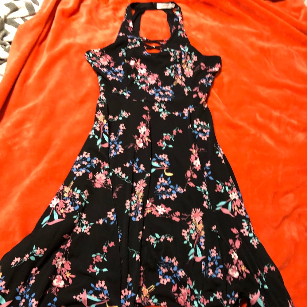Candie’s black dress